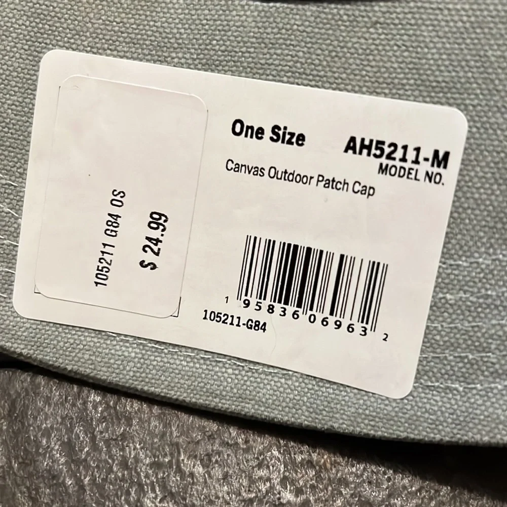 NWT Carhartt Outdoor Men’s Patch Cap 🧢 Canvas Hat - Picture 7 of 7